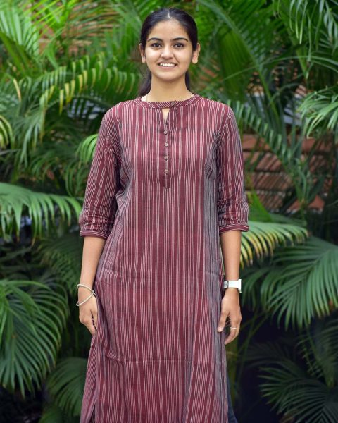 Red Color Khadi Kurti