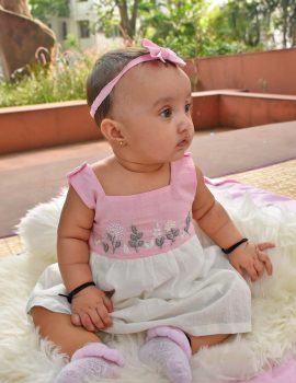 Hand Embroidery Baby Frock