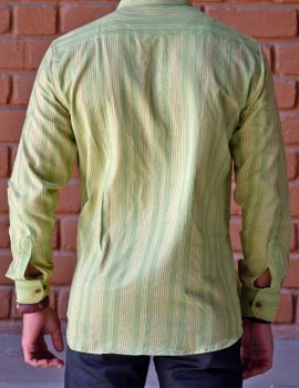 Green Khadi Shirt