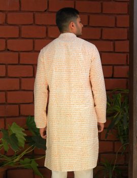 Block Printed Khadi Kurta