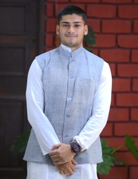 Grey Khadi Jacket