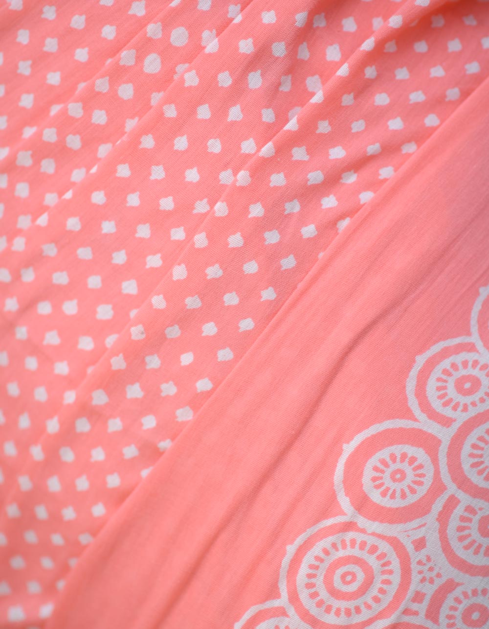 Khadi-Peach-Buti-Printed-Saree-Close