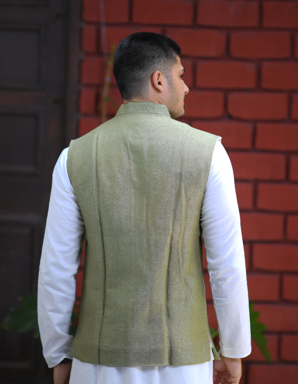 Khadi-Silk-Jacket-Back