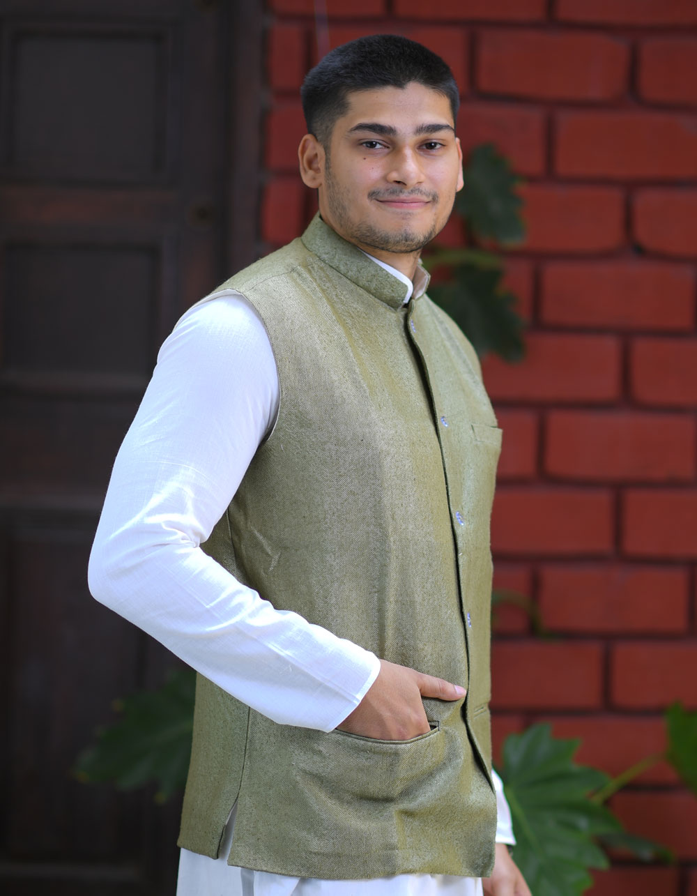 Khadi-Silk-Jacket-Side