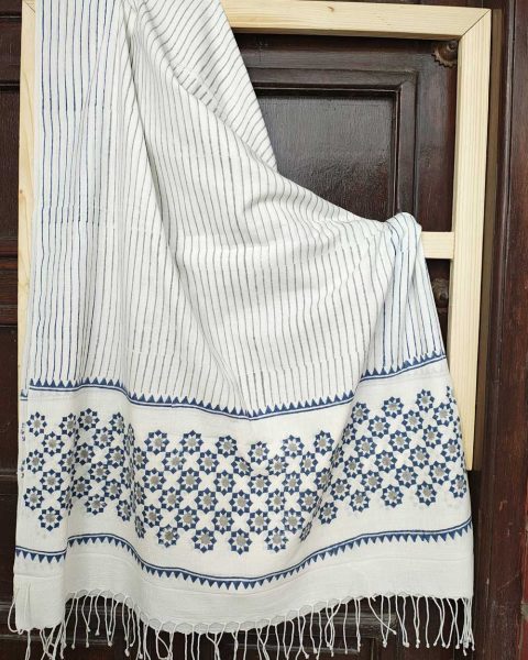 Khadi Block Print Scarf