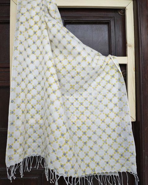 Khadi Block Print Scarf