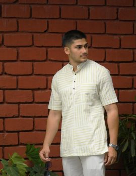 Classic Khadi Short Kurta
