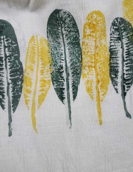 Khadi monoprint scarf