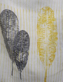 Nature Imprint Khadi Scarf