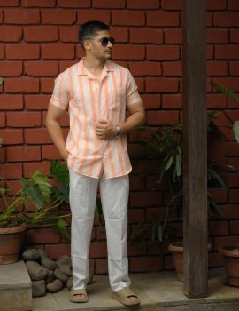 The Peach Loom Khadi Shirt