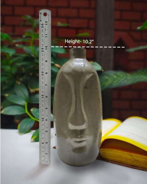 Abstract Face Handcrafted Vessel