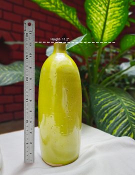 Glossy green vase