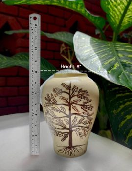 Hand drawn tree vase