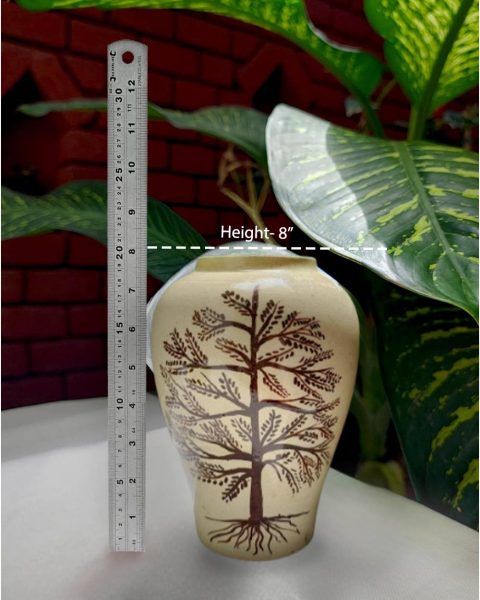 Hand drawn tree vase