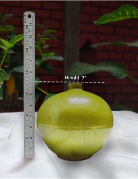 Lime Green Handcrafted Sphere