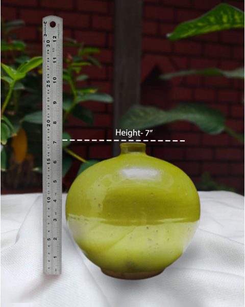 Lime Green Handcrafted Sphere