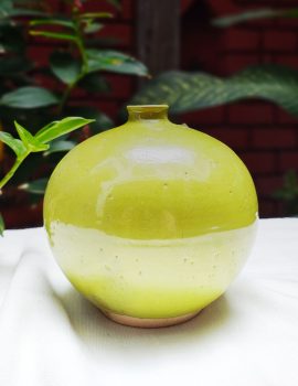 Lime Green Handcrafted Sphere