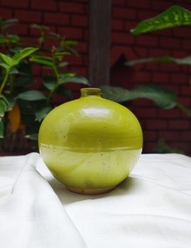 Lime Green Handcrafted Sphere