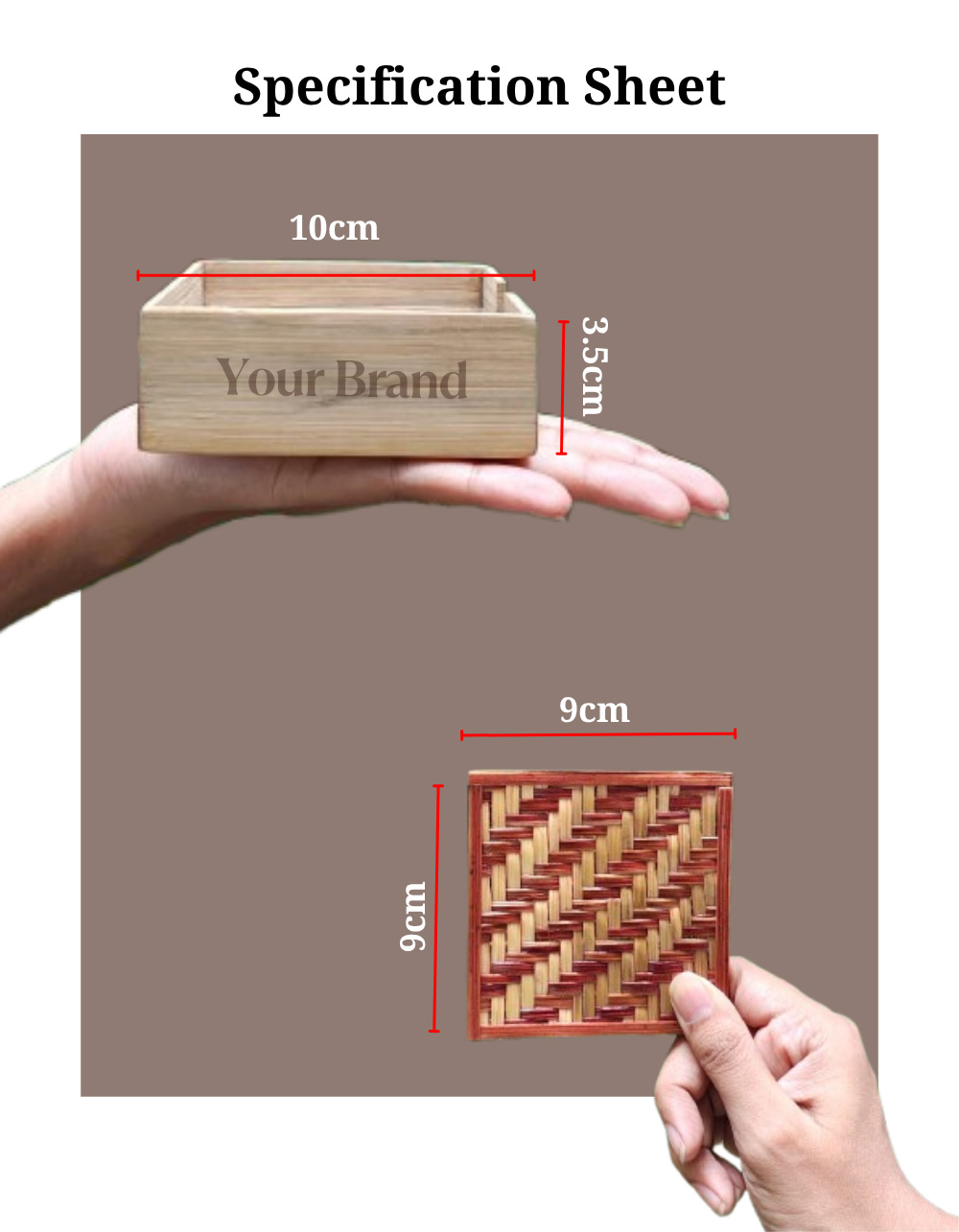 MGM-Bamboo-Coaster-(Coffee-Brown-)Size-Details