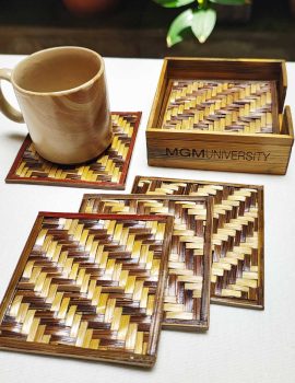 MGM Bamboo Coaster (Dark Brown)