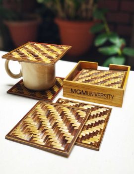 MGM Bamboo Coaster (Dark Brown)