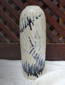 Vertical Swirl handcrafted Vase