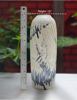 Vertical Swirl handcrafted Vase
