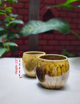Rustic Glaze Studio Cups – Set of 2
