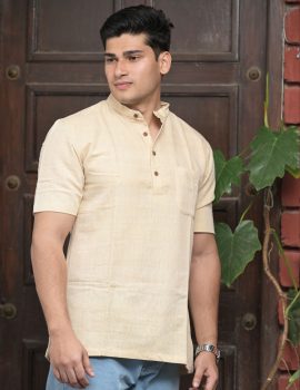 Beige Short Kurta