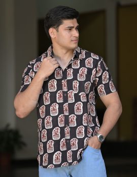 Heritage Block Khadi Shirt