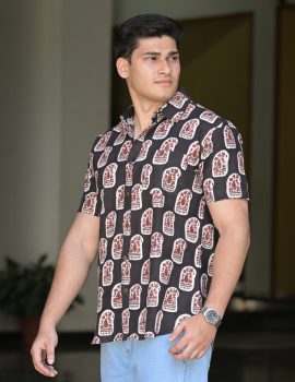 Heritage Block Khadi Shirt